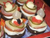 Pumpernickelhäppchen - Rezept