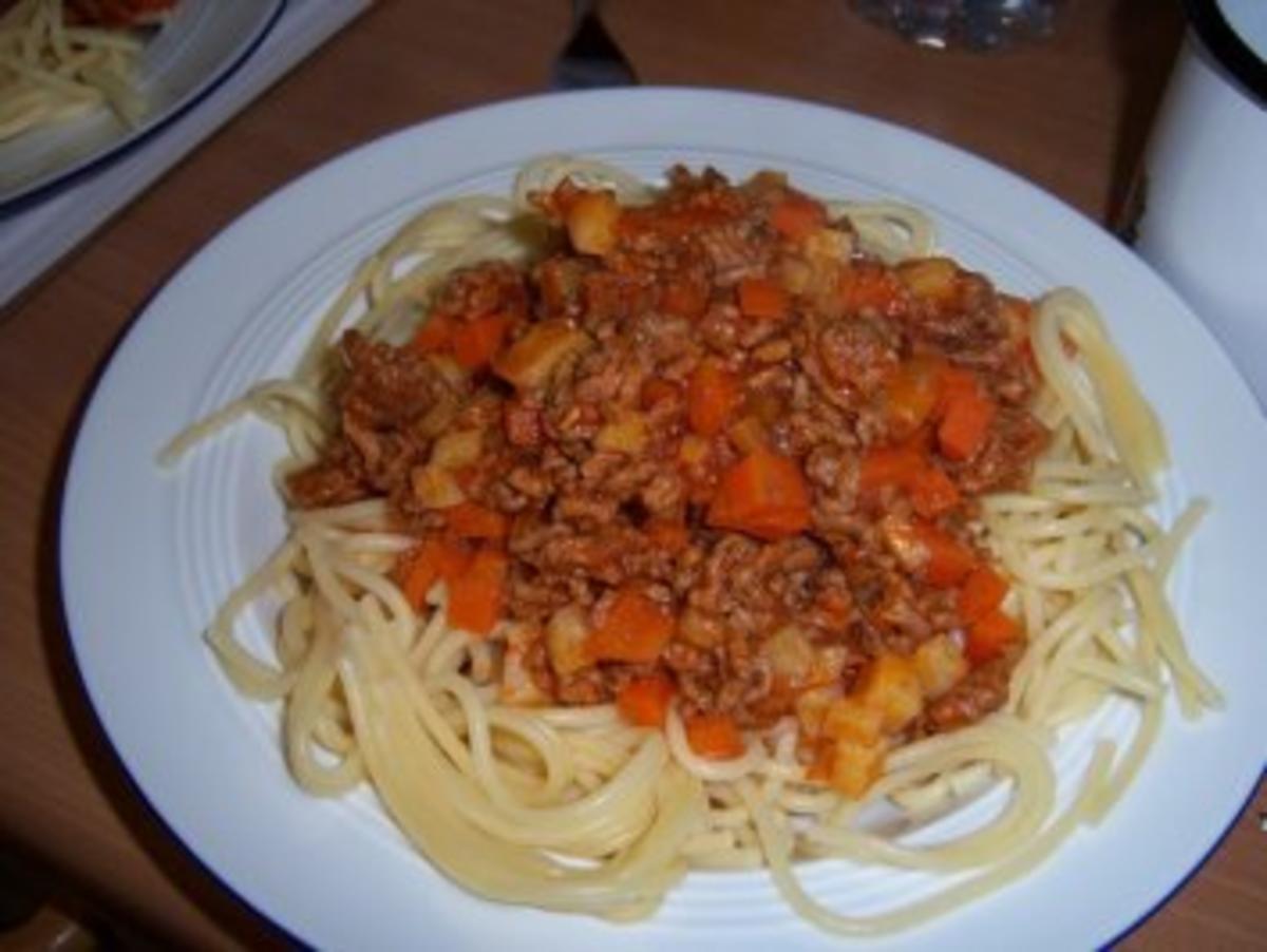 Spaghetti Bolognese  mit "Biss" - Rezept