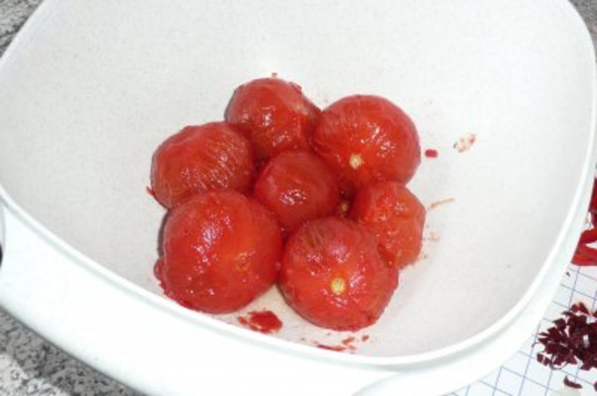Paprika - Tomatensuppe mit Hackbällchen - Rezept - Bild Nr. 4