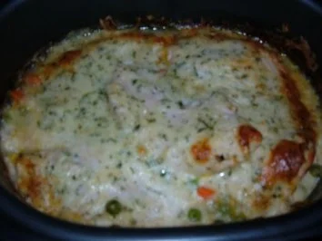 Geflügel : Pute mit Gemüse und Kartoffeln in Käsesoße - Rezept - Bild Nr. 6