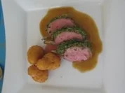 Lammracks in Zucchetti - Kräuterkruste - Rezept