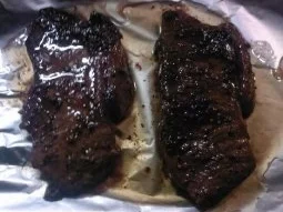 Beefsteak mit Folienkartoffel und Eisbergsalat - Rezept - Bild Nr. 8