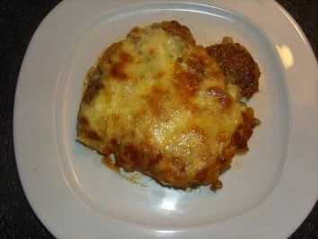 Aufläufe: Frikadellchen-Nudelauflauf mit Chili und Curry - Rezept