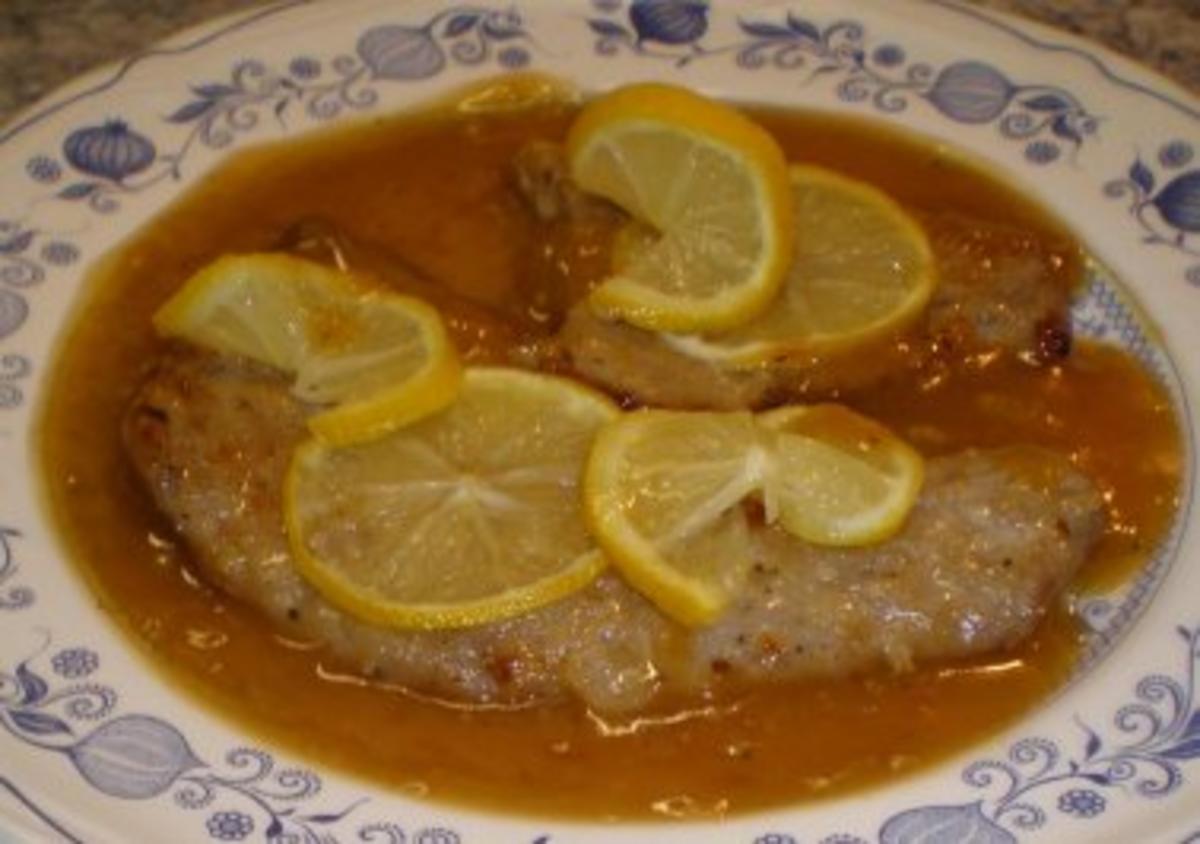 Bilder für Zitronenschnitzel Scaloppine al limone - Rezept