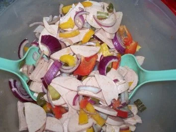 Wurstsalat bunt - Rezept - Bild Nr. 6