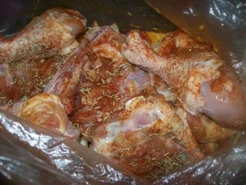 Rezept: Hähnchenschenkel in Orangen - Mandarinsoße Bild Nr. 5 Hähnchenschenkel in Orangen - Mandarinsoße - Rezept - Bild Nr. 5