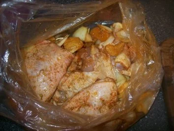 Rezept: Hähnchenschenkel in Orangen - Mandarinsoße Bild Nr. 6 Hähnchenschenkel in Orangen - Mandarinsoße - Rezept - Bild Nr. 6