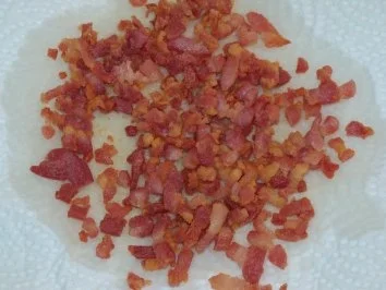 Joghurtsosse mit Speck und Paprika - Rezept - Bild Nr. 3