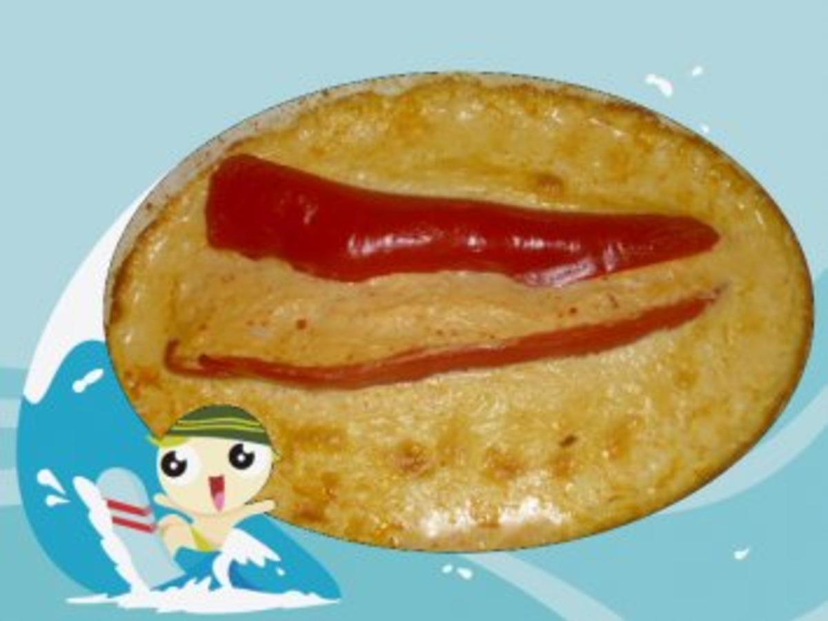 Gefüllte Spitzpaprika in Käse-Sahne-Sauce mit Reis - Rezept - kochbar.de