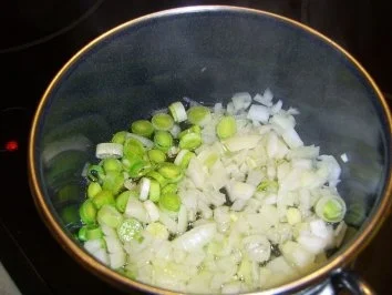 Brotteig Pizza mit Schinken & Lauch - Rezept - Bild Nr. 3