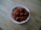 Spaghetti mit Hackbällchen in Tomatensoße - Rezept