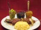 Rindfleisch-Spieß mit Dips und Reis aus Brasilien - Rezept