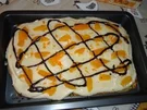 Stracciatella- Ecken mit Orangencreme - Rezept
