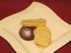 Schokoladentarte mit Mandelparfait - Rezept