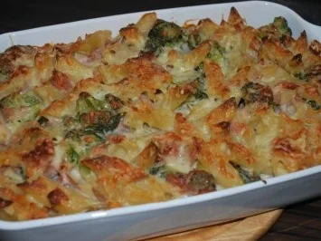 Rezept: Penne-Broccoli-Gratin Penne-Broccoli-Gratin - Rezept
