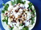 Feldsalat mit Meerrettich -Dressing - Rezept
