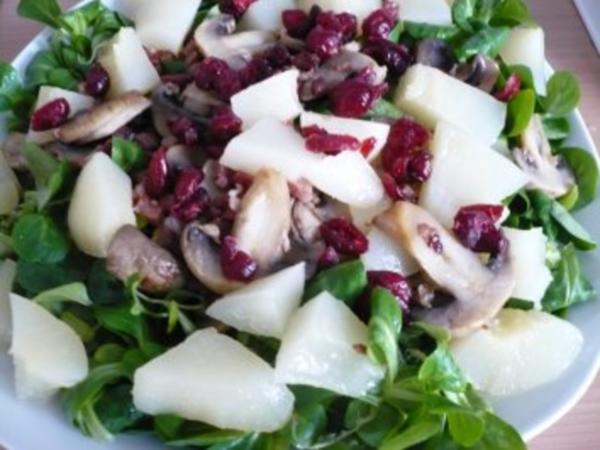 Feldsalat mit Meerrettich -Dressing - einfach - von rollimops