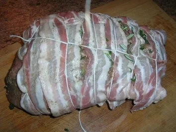 Rezept: Schweinebraten mit Trauben und Roséwein - Arrosta all`uva rosata Bild Nr. 6 Schweinebraten mit Trauben und Roséwein - Arrosta all`uva rosata - Rezept - Bild Nr. 6