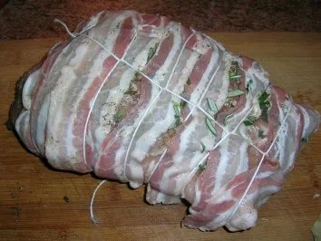 Rezept: Schweinebraten mit Trauben und Roséwein - Arrosta all`uva rosata Bild Nr. 7 Schweinebraten mit Trauben und Roséwein - Arrosta all`uva rosata - Rezept - Bild Nr. 7