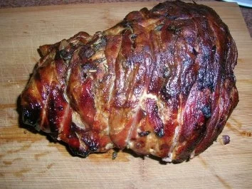 Rezept: Schweinebraten mit Trauben und Roséwein - Arrosta all`uva rosata Bild Nr. 10 Schweinebraten mit Trauben und Roséwein - Arrosta all`uva rosata - Rezept - Bild Nr. 10