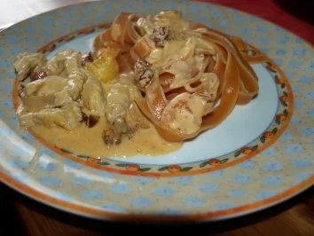 Rezept: Putengeschnetzeltes Paprika-Peperoni Putengeschnetzeltes Paprika-Peperoni - Rezept