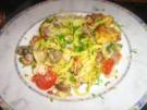 Nudel - Tortelloni - Auflauf mit Lachs und Tomaten - Rezept