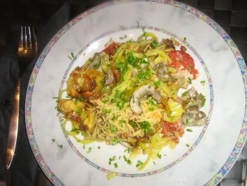 Nudel - Tortelloni - Auflauf mit Lachs und Tomaten - Rezept - Bild Nr. 6