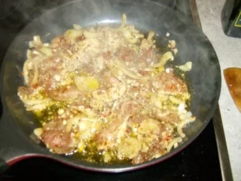 Rezept: Schnelle Gyrospfanne Bild Nr. 3 Schnelle Gyrospfanne - Rezept - Bild Nr. 3