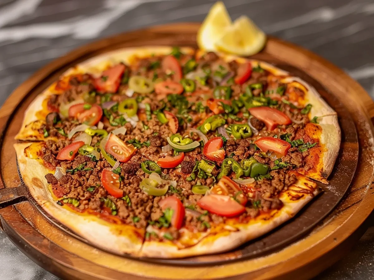 Rezept: Türkische Pizza - Lahmacun Bild Nr. 2 Türkische Pizza - Lahmacun - Rezept - Bild Nr. 2