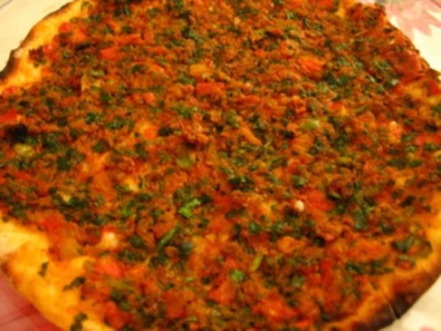 Türkische Pizza - Lahmacun - Rezept mit Bild - kochbar.de
