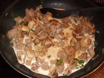 Champignon Nudelpfanne - Rezept - Bild Nr. 7
