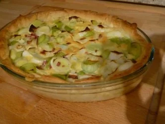 Rezept: Lauch-Auflauf ala Björn Engholm Bild Nr. 5 Lauch-Auflauf ala Björn Engholm - Rezept - Bild Nr. 5