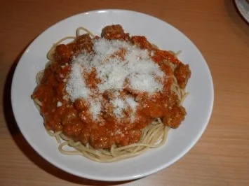 Miracoli-Soße mit Rinderhack - Rezept