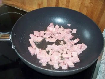 Schinkennudeln mit Käse-Sahne Soße - Rezept - Bild Nr. 4