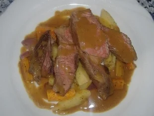 Ochsenkotelett mit Schmorgemüse - Rezept