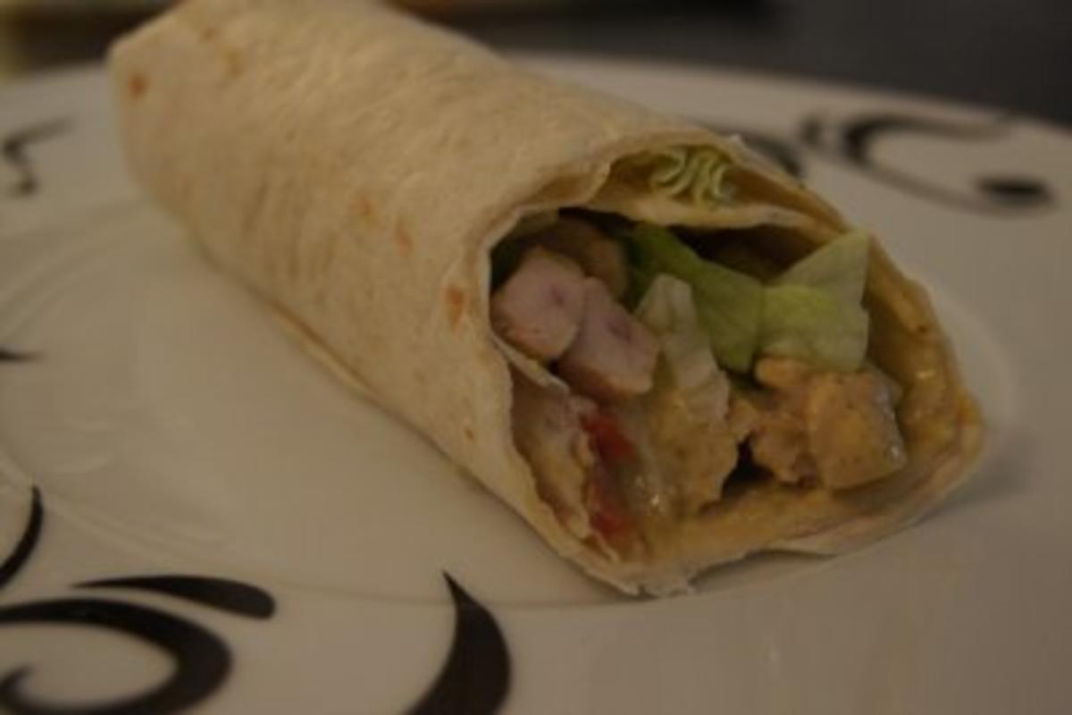 ChickenCurryWrap Rezept mit Bild kochbar.de