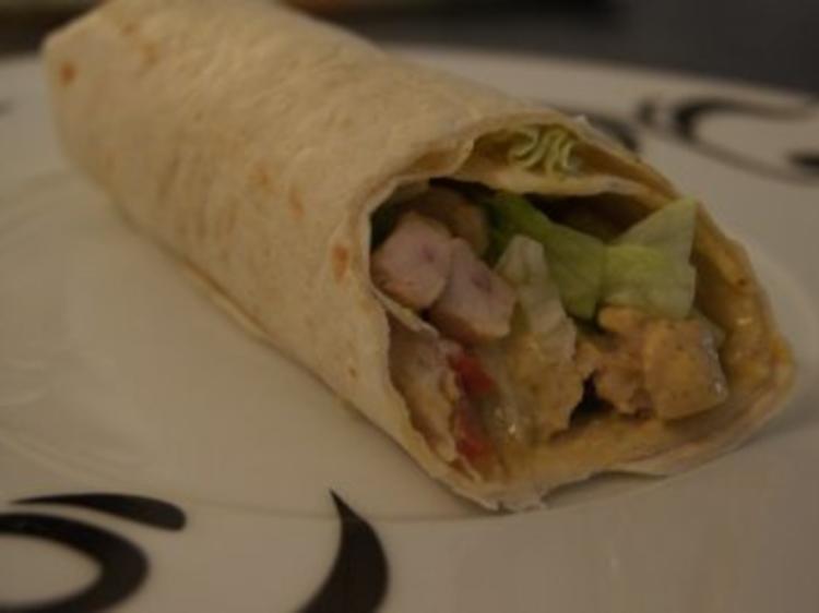 ChickenCurryWrap Rezept mit Bild kochbar.de