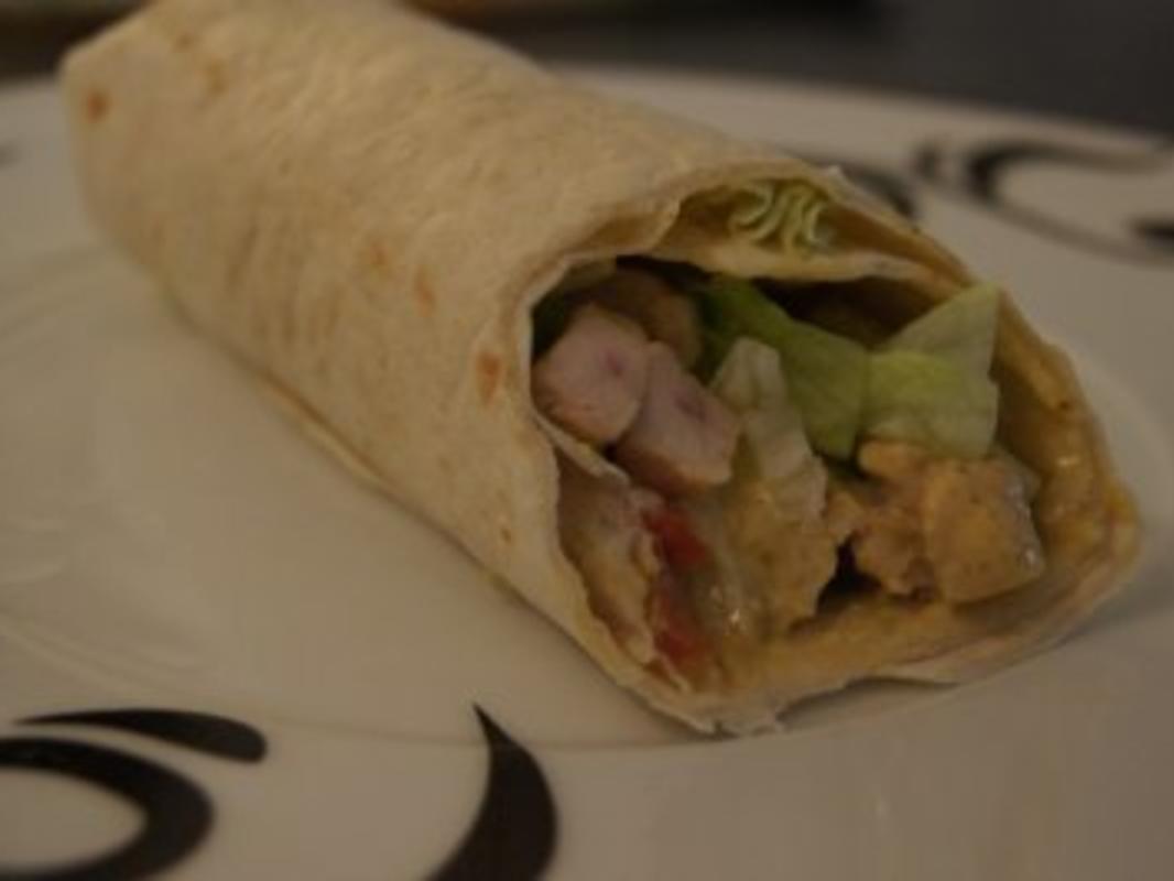 Chicken Curry Wrap Rezept Mit Bild Kochbar De