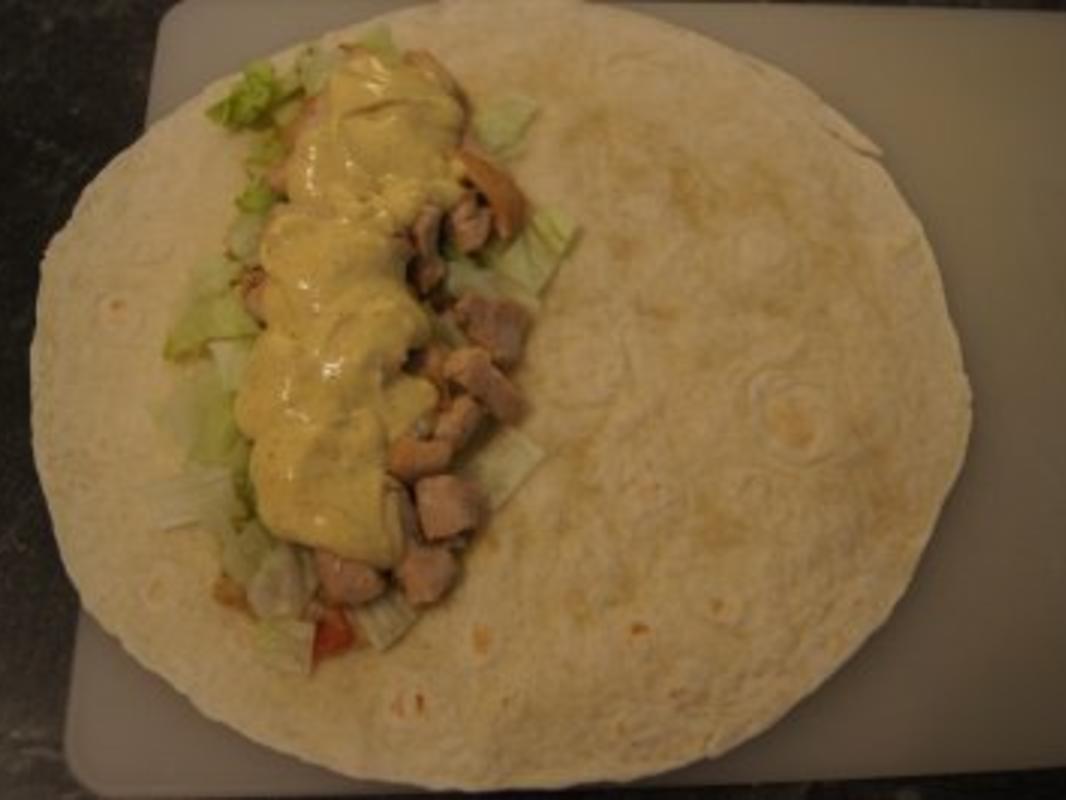 ChickenCurryWrap Rezept mit Bild kochbar.de
