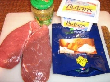 Rindersteak unter einer Basilikum - Parmesan - Kruste - Rezept - Bild Nr. 2