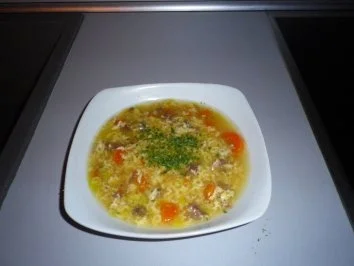 Sahne - Rindfleischsuppe - Rezept