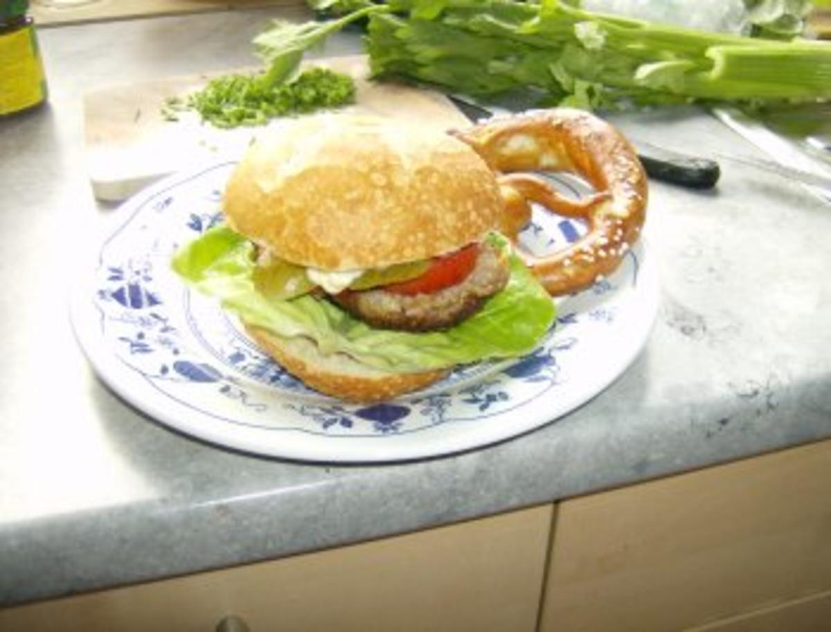 Bayrische Hamburger - Rezept