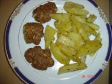 Frikadellen mit Senfkartoffeln - Rezept