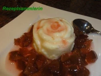 Dessert:   VANILLE - GRIEß - FLAMMERI - Rezept