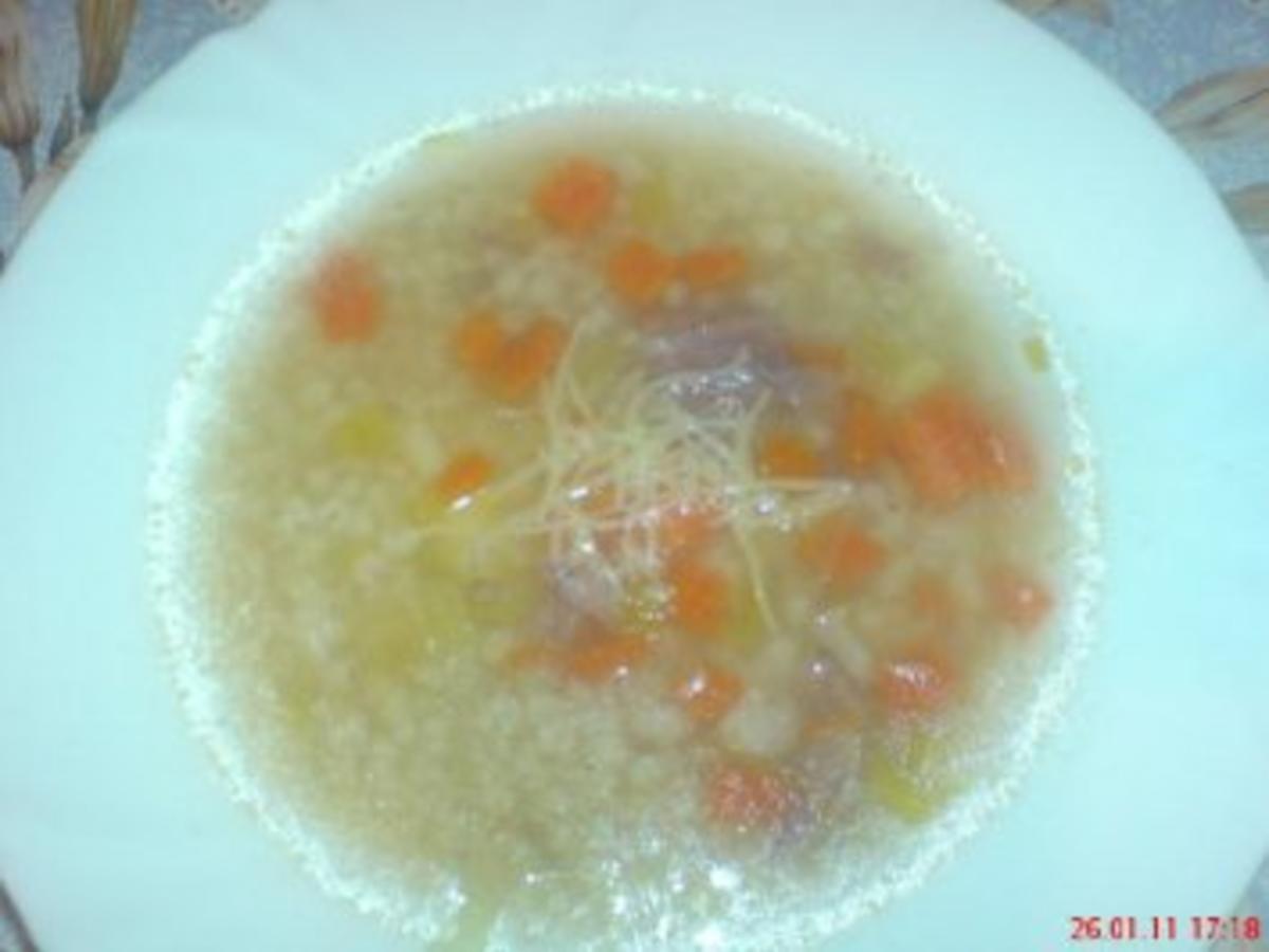 Andere Perlgraupensuppe mit lecker säuerlicher Note - Rezept - kochbar.de