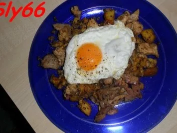 Pfannengerichte:Gröstl aus dem Wok - Rezept