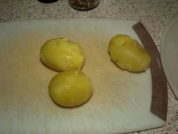 Kartoffelsalat lauwarm mit Fleischkäse - Rezept - Bild Nr. 6