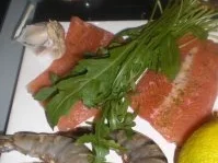 Rezept: Fischteller mit lauwarmen "grünen" Bohnen Bild Nr. 2 Fischteller mit lauwarmen "grünen" Bohnen - Rezept - Bild Nr. 2