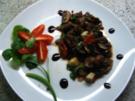Champignonpfanne mit Feldsalat - Rezept