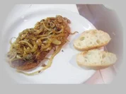 Zwiebelschnitzel - Rezept